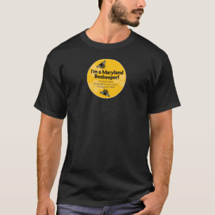 T-shirt Maryland State Beekeepers Association Black Shirt