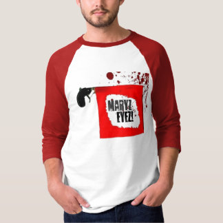T-shirt Maryz Eyez : Coup ! - 3/4 raglan de douille