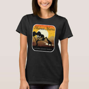 T-shirt Masai Mara Kenya Safari Réserve nationale Serenget