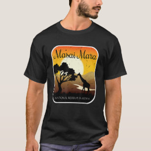 T-shirt Masai Mara Kenya Safari Réserve nationale Serenget