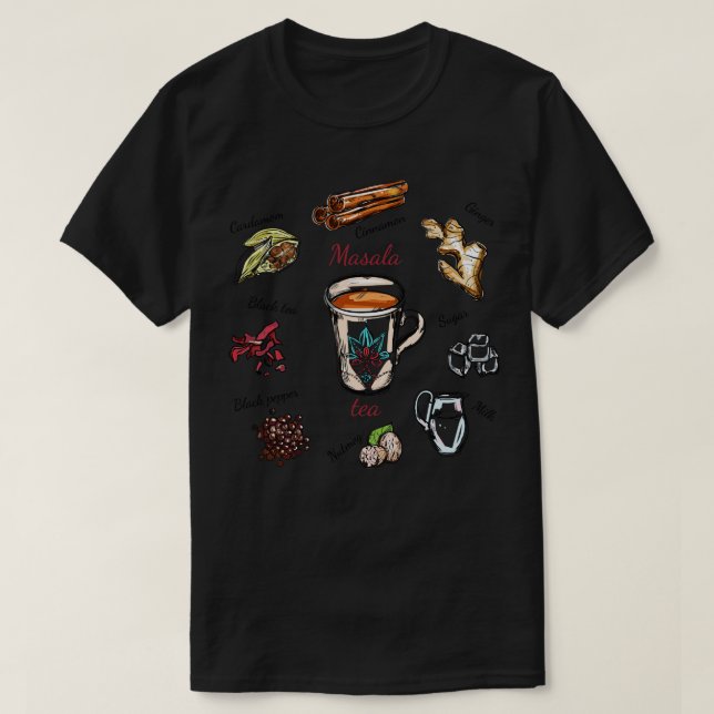 T-shirt Masala Tea (Design devant)