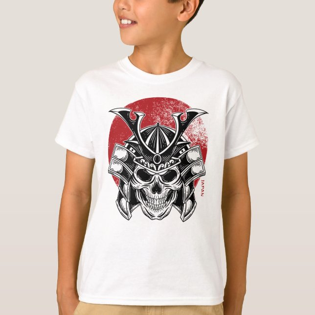 T-shirt Máscara Samurai Oni / Samurai Oni Mask Kids (Devant)
