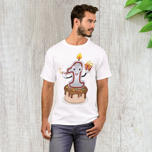 T-shirt Mascot Mens Premier Anniversaire (Créateur téléchargé)