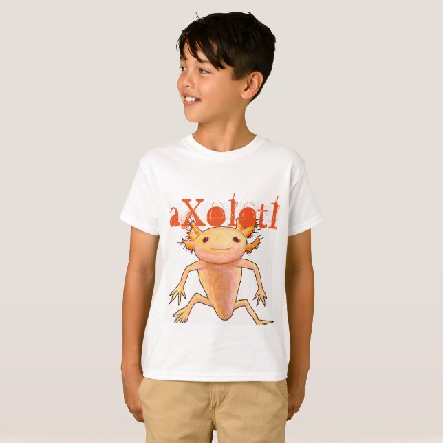 T-shirt Mascotte AXOLOTL (Devant entier)