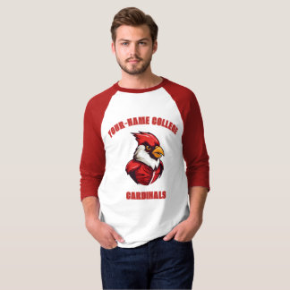 T-shirt Mascotte cardinale sur mesure | Red - Équipe du co