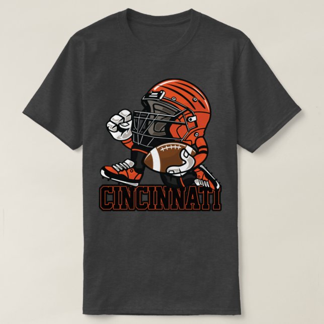 T-shirt Mascotte casque Cincinnati (Design devant)