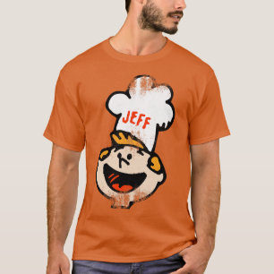 T-shirt Mascotte chef Jeff Retro Burger