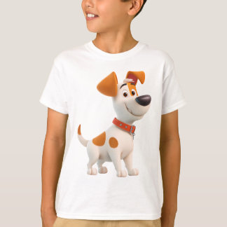 T-shirt Mascotte Chien – Chiot de Dessin Animé Mignon pour