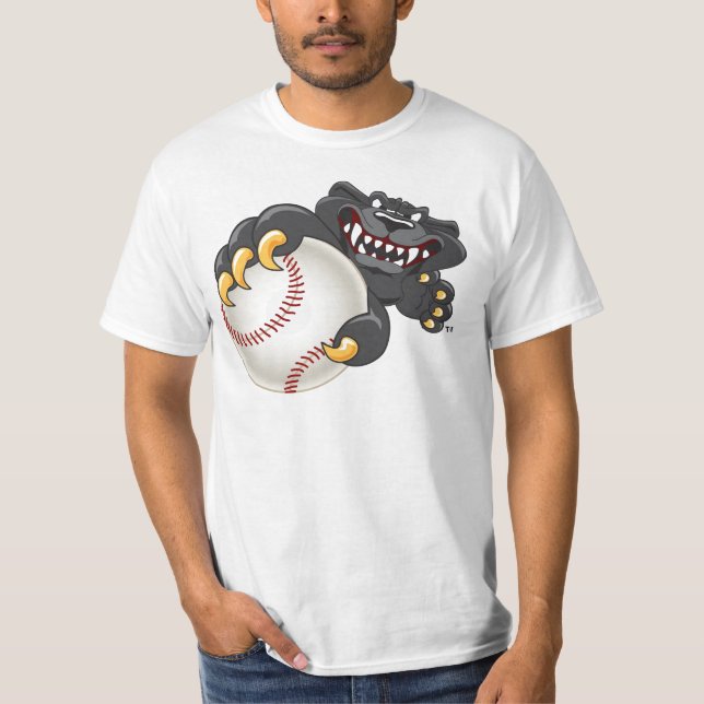 T-shirt Mascotte de base-ball de panthère (Devant)