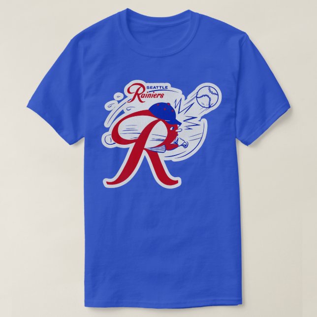 T-shirt Mascotte de baseball de Seattle Rainiers (Design devant)