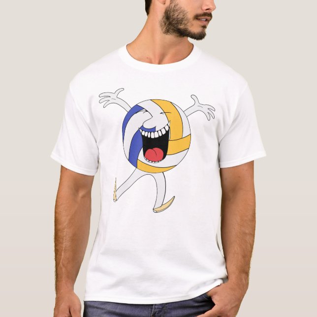 T-shirt Mascotte de cheer de volley (Devant)