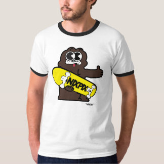 T-shirt Mascotte de chien de Nixpix (lumière)