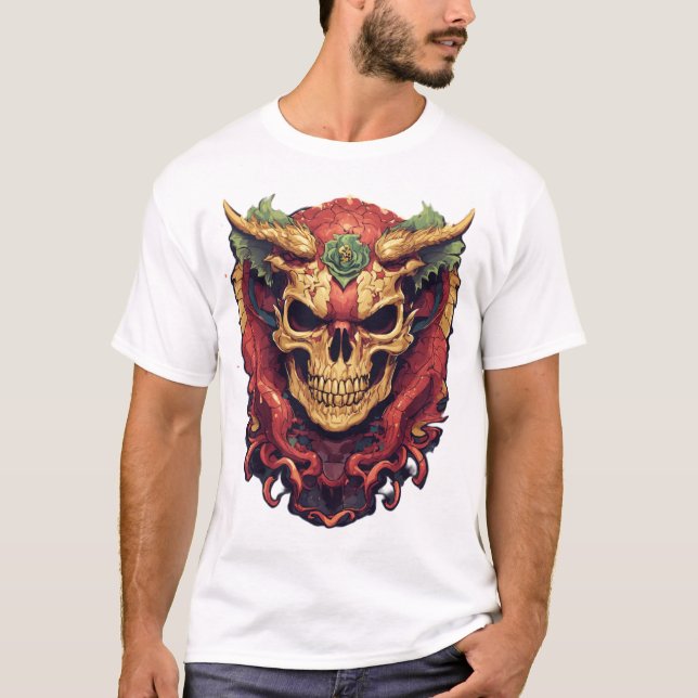 T-shirt Mascotte de dragon (Devant)
