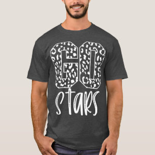 T-shirt Mascotte de l'équipe Stars Esprit scolaire Soirée