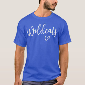 T-shirt Mascotte de lycée Wildcats Sportseam Femmes Wildc