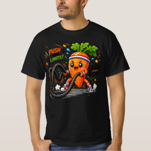 T-shirt Mascotte de motivation fitness pour bataille de co