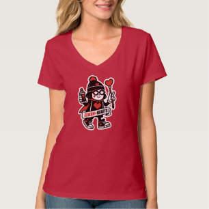 T-shirt Mascotte de rue Queen of Hearts — Grind Crew Editi