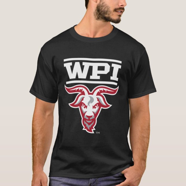 T-shirt Mascotte des ingénieurs Wpi (Devant)