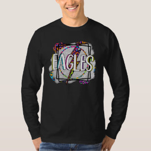 T-shirt Mascotte d'esprit d'équipe de fan de sport scolair