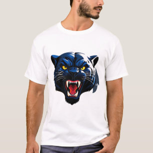 T-shirt Mascotte Féline Rugissante Féroce