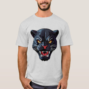 T-shirt Mascotte Féline Rugissante Féroce