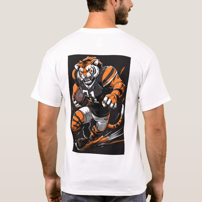 T-shirt Mascotte Tigre Gras Bengale (Dos)