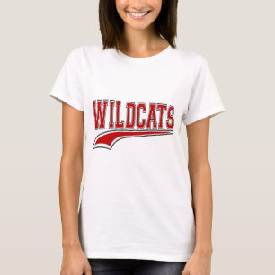T-shirt Mascotte Wildcats (Rouge)