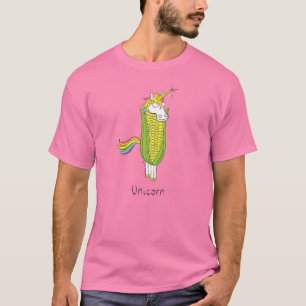 T-shirt masculin de l'Unicorne Funny Corn