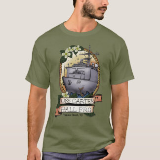 T-shirt masculin de l'USS Carter Hall FRG