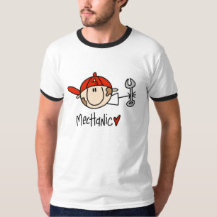 T-shirt masculin de mécanicien