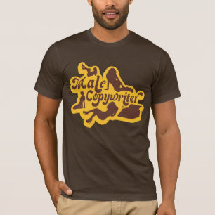 T-shirt masculin de redacteur publicitaire pour