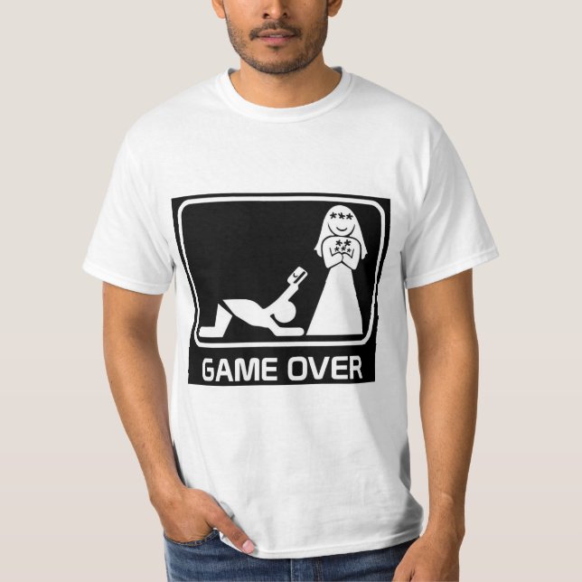 T-shirt Masculin GAME OVER (Devant)
