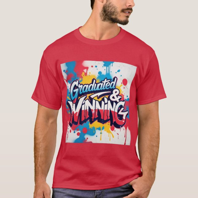 T-shirt masculin 'Graduated & Winning' (Devant)