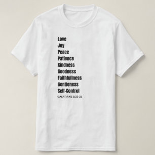 T-Shirt masculin masculin 5:22-23 noir