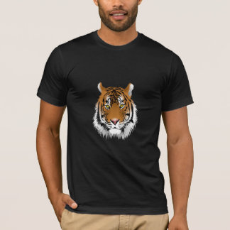 T-shirt masculine basique superbe doux - Tigre