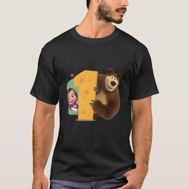 T-shirt Masha et l'ours (Devant)