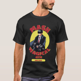 T-shirt MASHLE MAGIE ET MUSCLES MASH GYM MAGIQUE vintage