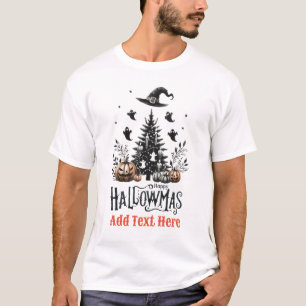 T-shirt Mashup de Noël d'Halloween