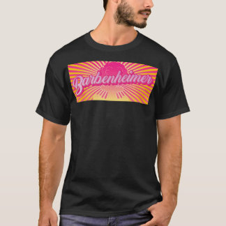 T-shirt Mashup rétro de Barbenheimer