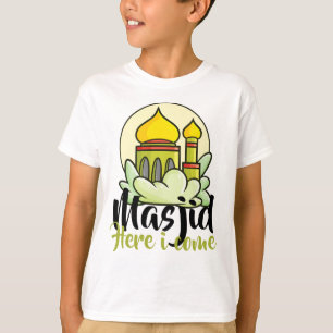 T-shirt Masjid Personnalisable Je Viens