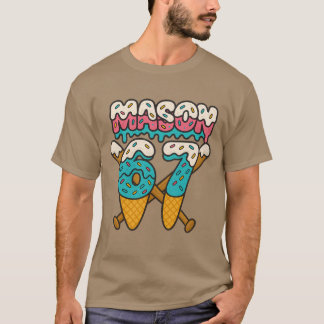 T-shirt Mason 67 Funny Ice Cream Drip Conception de mème