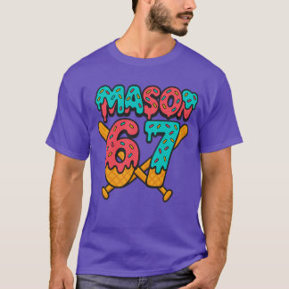 T-shirt Mason 67 Funny Ice Cream Drip Conception de mème