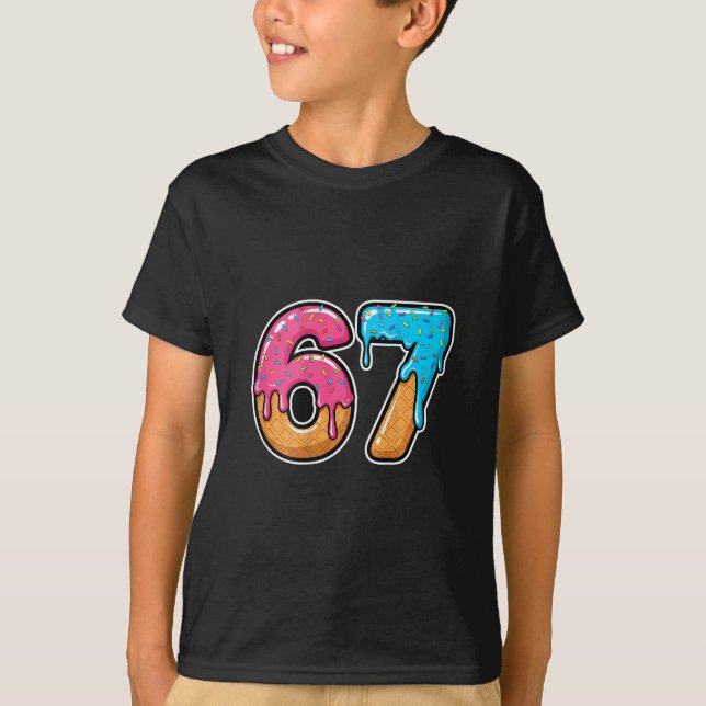 T-shirt Mason 67 Glace Drip Mème Six Sept Drôle (sur C (Devant)