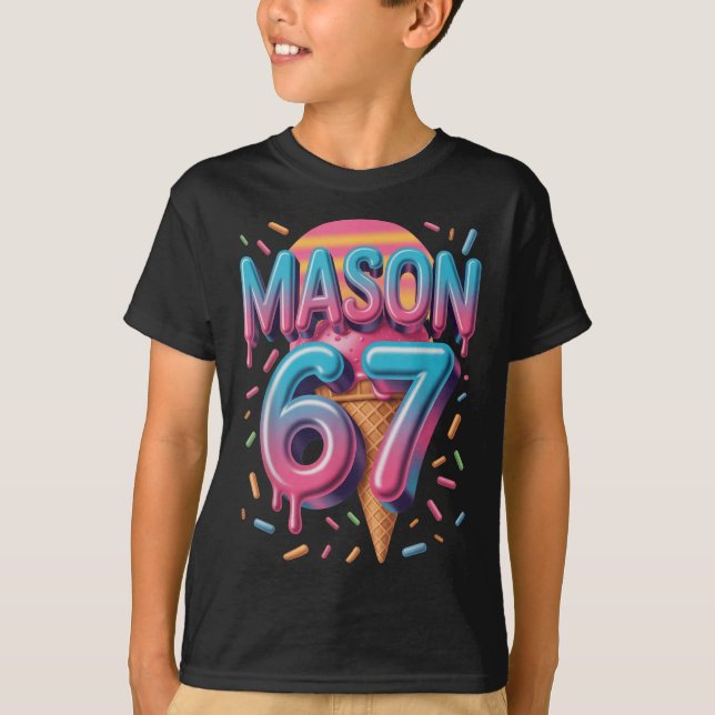 T-shirt Mason 67 Mème Glace Bysebyll Drip _1  (Devant)