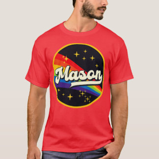 T-shirt Mason Arc En Ciel Dans L'Espace Style Vintage