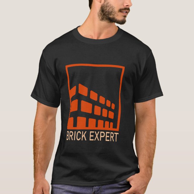 T-shirt Mason Bricklayer Artiste Brick Expert (Devant)