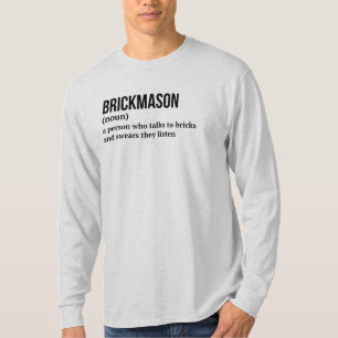 T-shirt Mason de pierre Définition Humour Tee