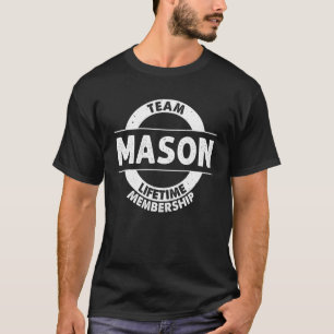 T-shirt Mason Nom Famille Arbre Anniversaire Idée de Réuni