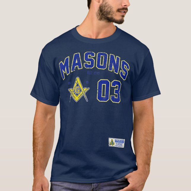 T-shirt Masonic Masons Sports Jersey 03 Hiram Abiff (Devant)