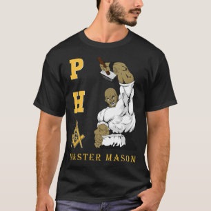 T-shirt Masonic PHA Master Masons Fête des pères Cadeau